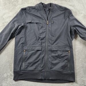 Public Rec Better Than Down Bomber Jacket Mens Large Black Full Zip Techwear